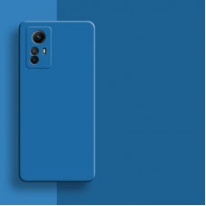 Силиконовый чехол Soft Touch для Xiaomi Mi 12 Lite Темно-синий